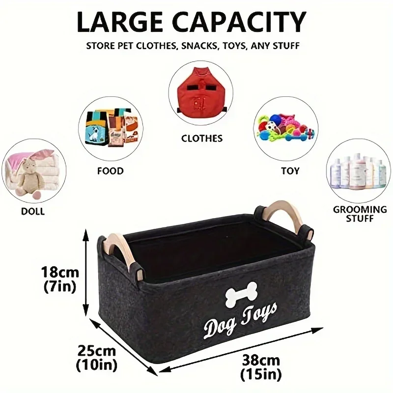 펠트 애완동물 장난감 상자, 개 장난감 상자, 보관 바 - Indestructible Dog Chew Toy 리뷰 및 가격